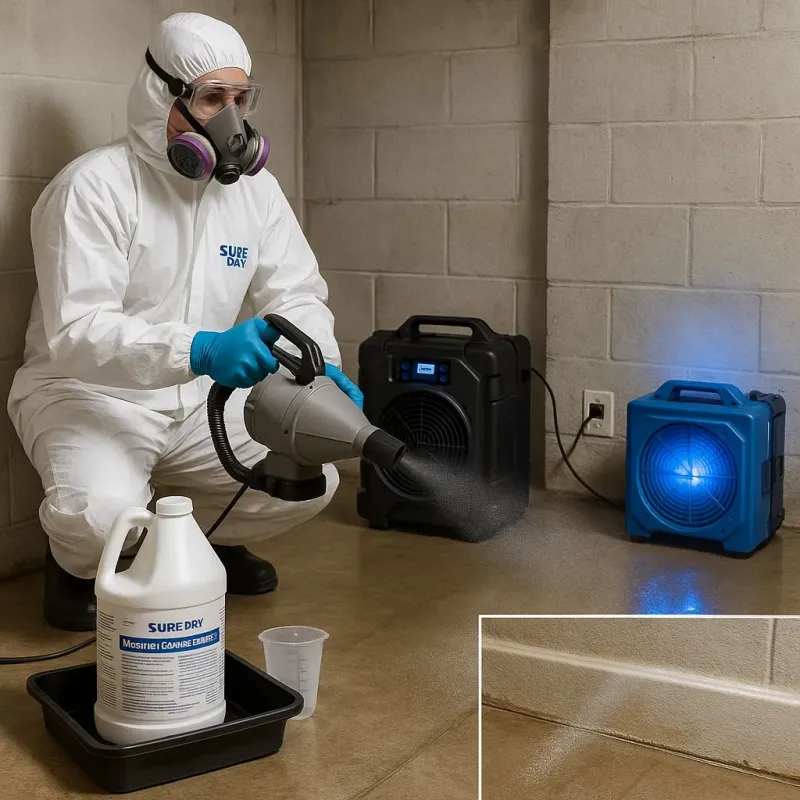 Sanitization and Odor Removal process in Clifton, TN