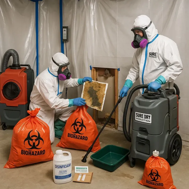 Contaminated Water Handling Protocols process in Clifton, TN